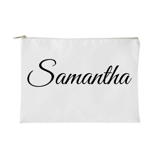Personalized Fabric Zippered Small Pouch