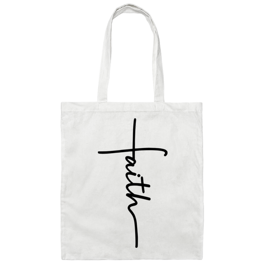 Faith Canvas Tote Bag