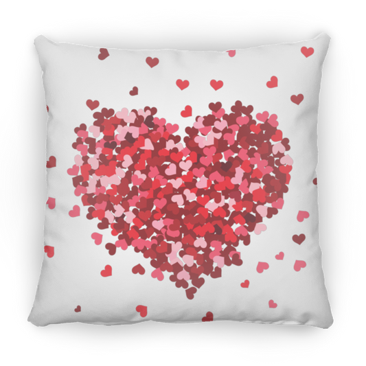 Heart Print Pillow & Mug