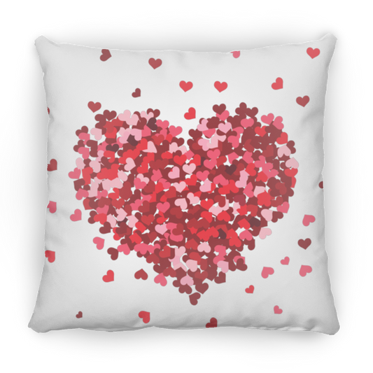 Heart Print Pillow or Mug