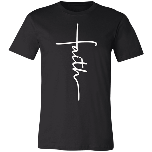 Faith White Letters Short-Sleeve T-Shirt