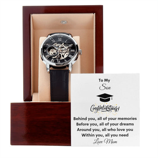 To Son From Mom - Openwork Watch