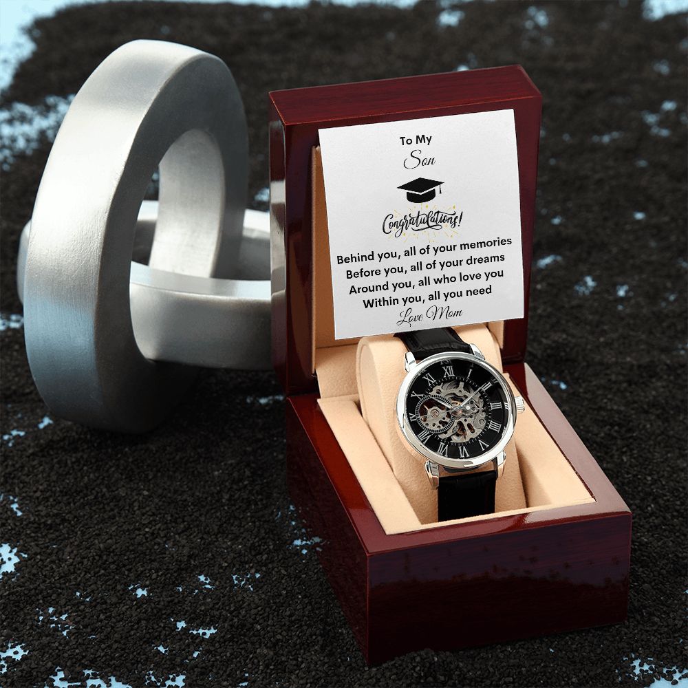 To Son From Mom - Openwork Watch