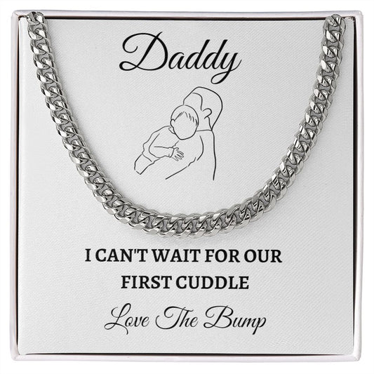 To Daddy Love the Bump - Cuban link Chain