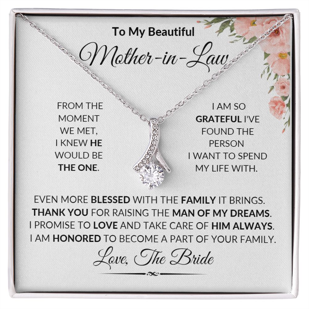 To Mother-in-Law Alluring Beauty Necklace