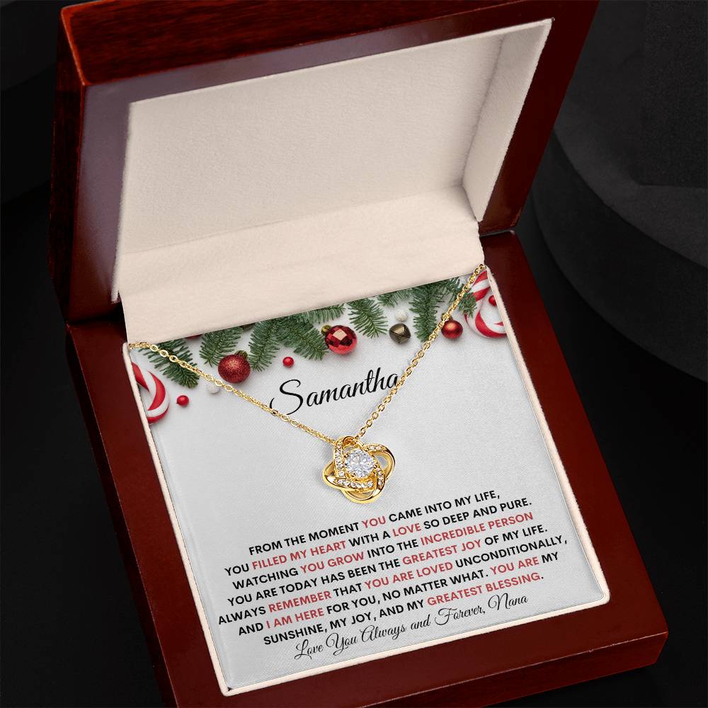 For Her - Love Knot Necklace (Christmas Edition)