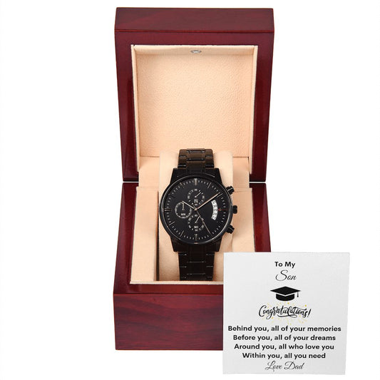 To Son From Dad - Chronograph Watch