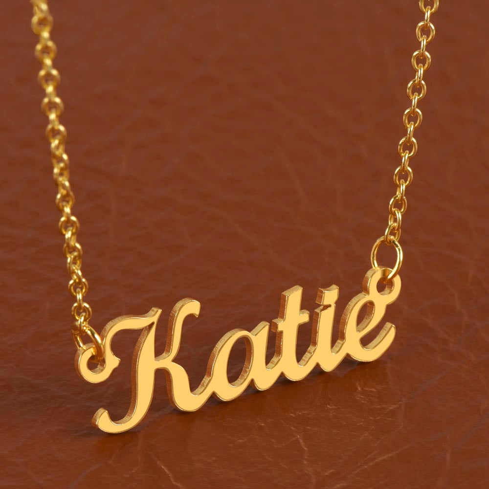 For Her Name Necklace (Christmas 2)