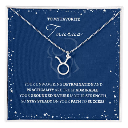 Taurus Zodiac Necklace