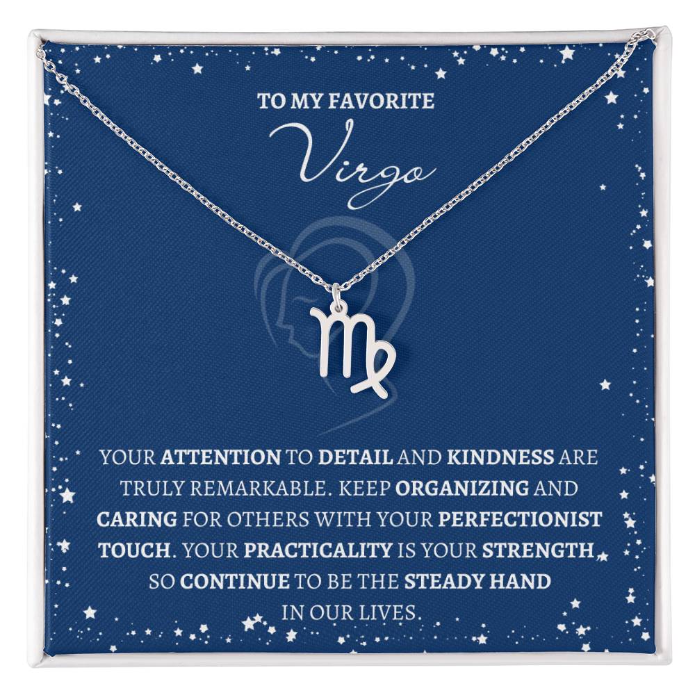 Virgo Zodiac Necklace