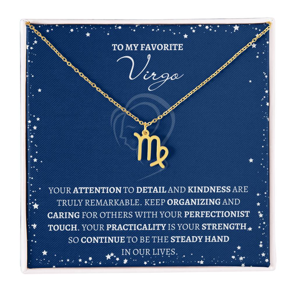 Virgo Zodiac Necklace