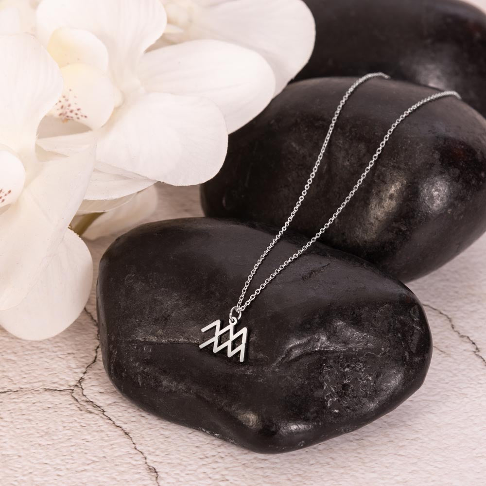 Aquarius Zodiac Necklace