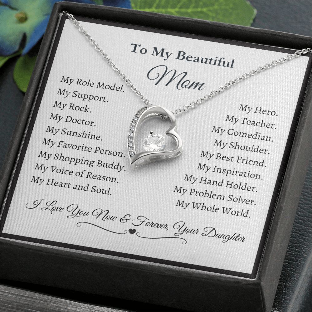 Mom from Daughter - Forever Love Necklace