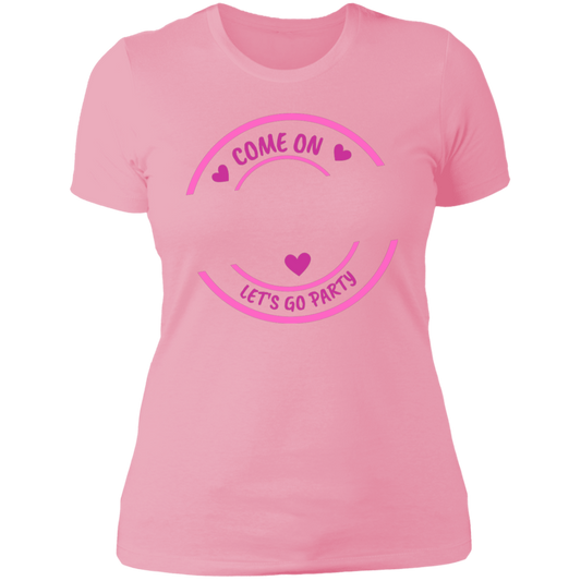 Come On Let's Go Party Women's Personalized T-Shirt