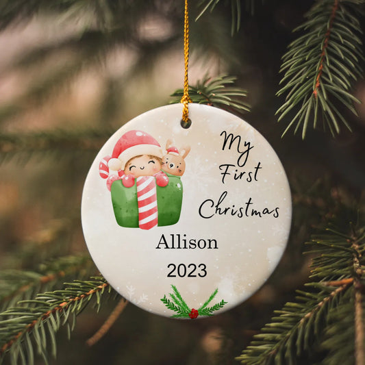 My First Christmas Personalized Ornament